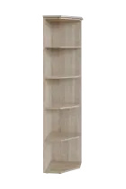 R 5 - 4 kancelářská skříň, rohová, 1800x400x400, dub bardolino